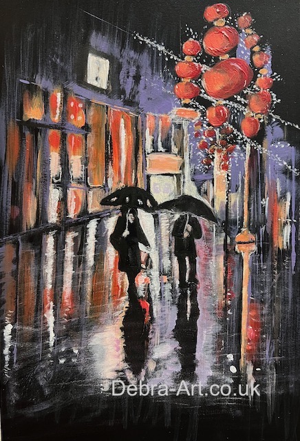 Wet Evening in China Town